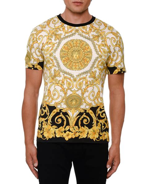 versace t-shirt heren wit|Mens Versace Shirts .